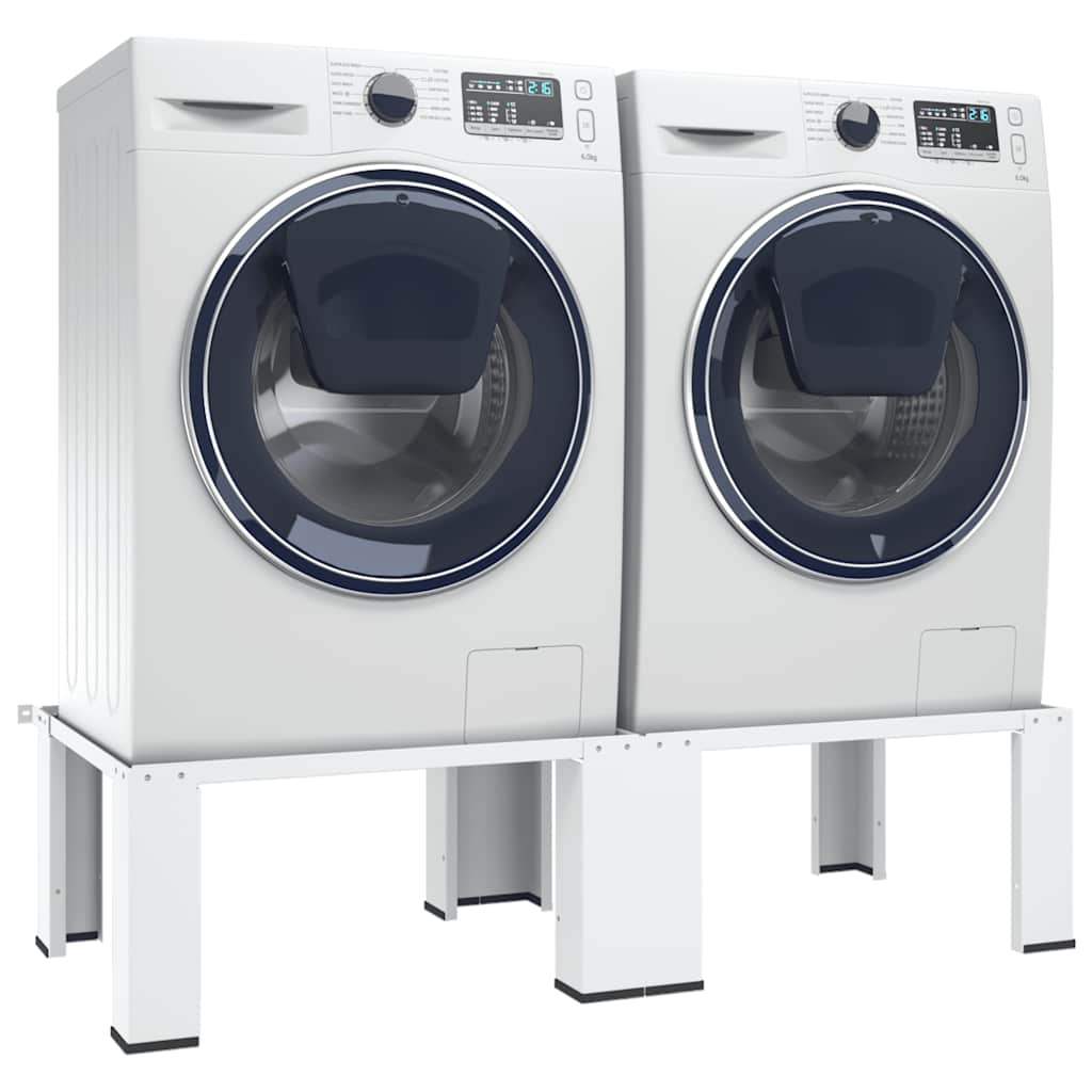 Vidaxl lavage de lavage sècheur Double blanc