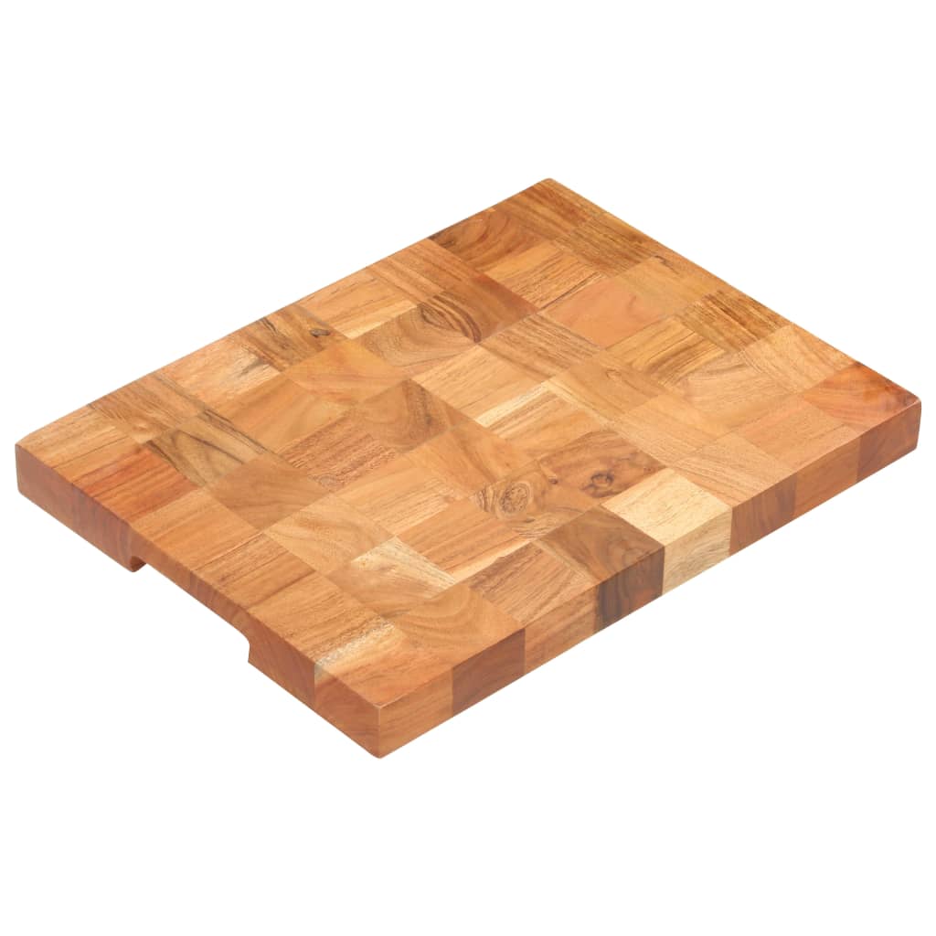 Vidaxx billot 40x30x3,8 cm bois d'acacia massif