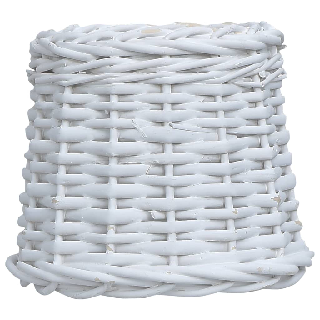 VidaXL abat-jour 25x17 cm osier blanc
