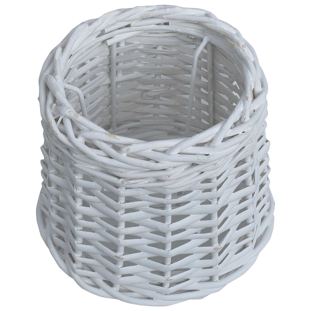 VidaXL abat-jour 25x17 cm osier blanc