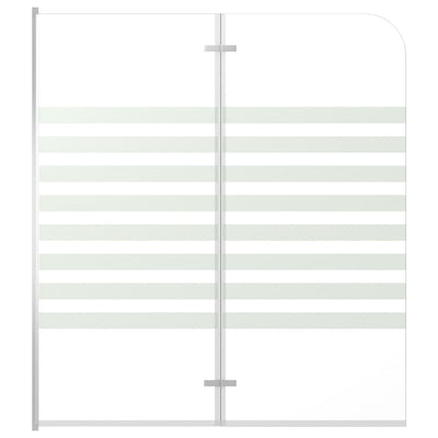 Vidaxl Bath Mur à rayures 120x140 cm Verre durcie