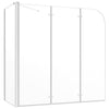 Vidaxl Bath Mury 120x69x130 cm Verre durci
