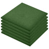 Carreaux Vidaxl Valt 6 ST 50x50x3 cm en caoutchouc vert