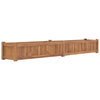 Vidaxl Planter surélevé 200x30x25 cm en bois de teck solide