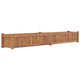 Vidaxl Planter surélevé 200x30x25 cm en bois de teck solide