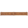 Vidaxl Planter surélevé 200x30x25 cm en bois de teck solide