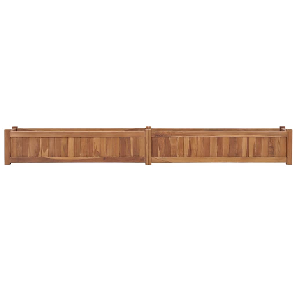 Vidaxl Planter surélevé 200x30x25 cm en bois de teck solide