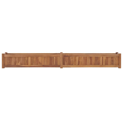 Vidaxl Planter surélevé 200x30x25 cm en bois de teck solide