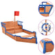 Vidaxx bac à sable bateau pirate 190x94,5x101 cm bois de pin