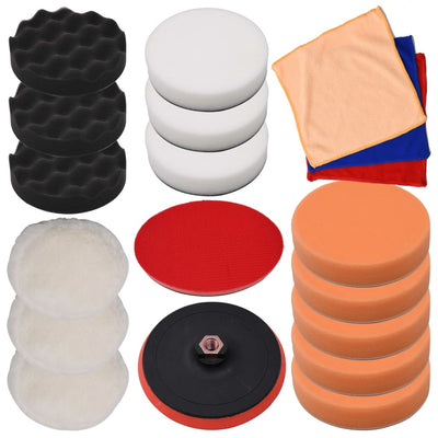 Vidaxx jeu de 18 tampons de polissage 150 mm