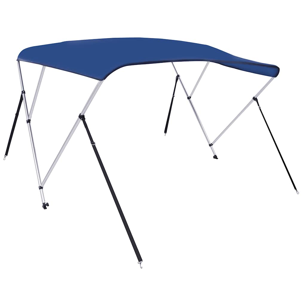 Vidaxl Biminitop 3-Boogs 183x140x137 cm bleu