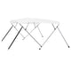 Vidaxl Biminitop 4-Boogs 243x196x137 cm blanc