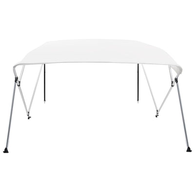 Vidaxl Biminitop 4-Boogs 243x196x137 cm blanc