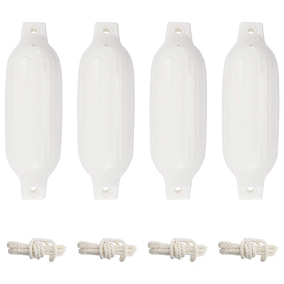 Vidaxl Bootstoot Cushions 4 PCS 41x11.5 cm PVC blanc