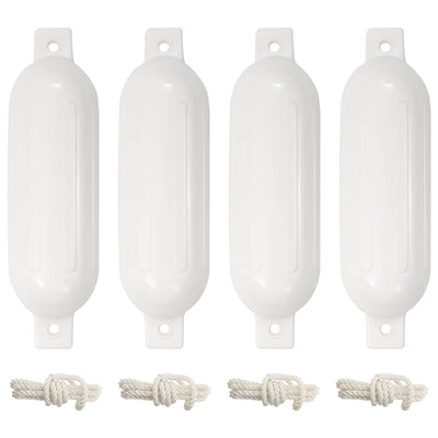 Vidaxl Bootstoot Cushions 4 ST 51X14 CM PVC BLANC