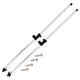 Vidaxl Biminitop prend en charge 2 ST aluminium