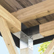 Connexions de pile vidaxl 4 PC-Shape 71x71 mm Métal galvanisé