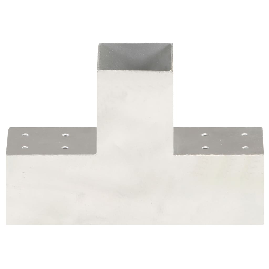 Connexions de pile Vidaxl 4 ST-Shape 81x81 mm Métal galvanisé