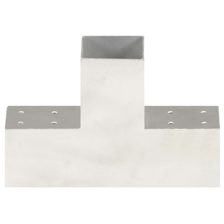 Connexions de pile Vidaxl 4 ST-Shape 81x81 mm Métal galvanisé