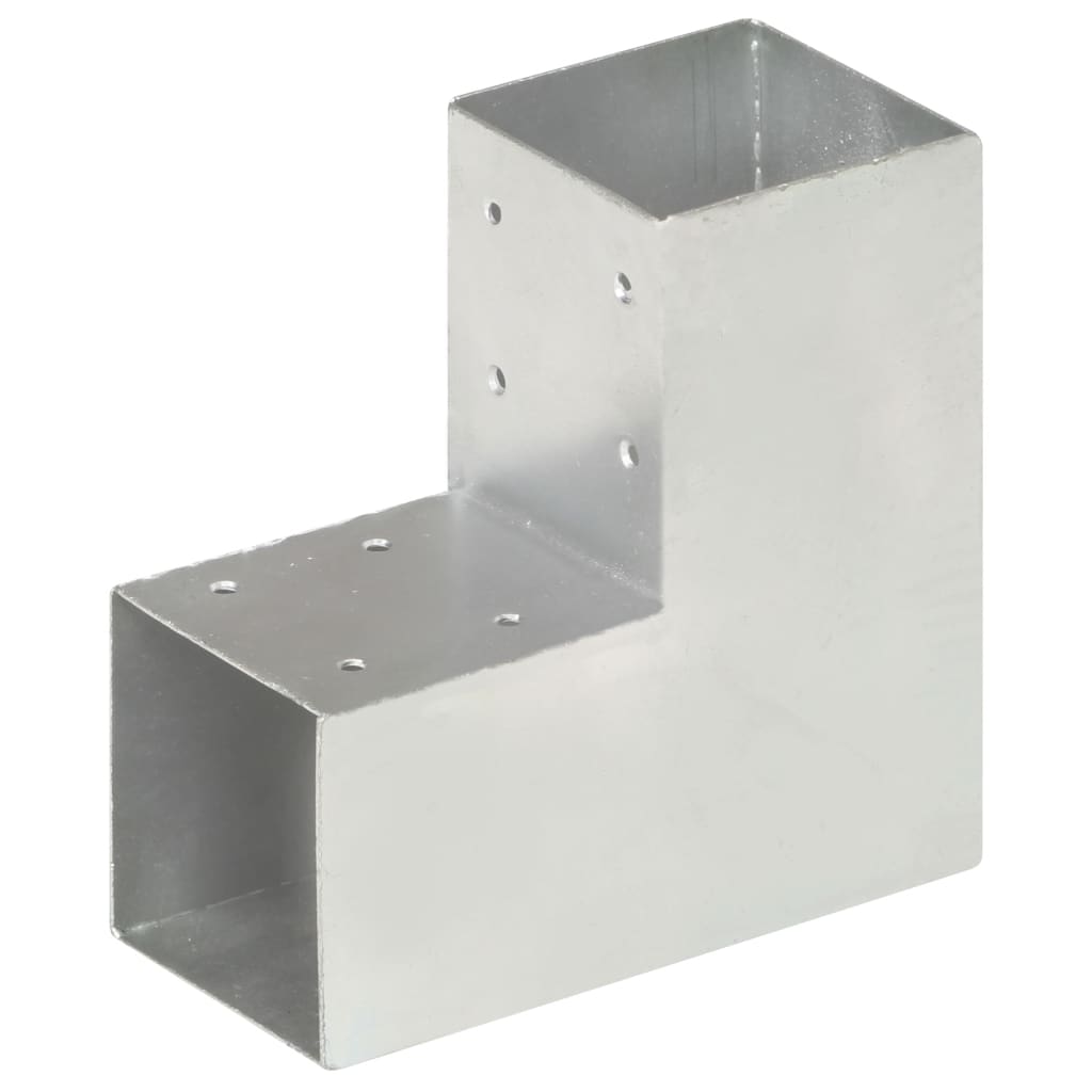 Vidaxl Connexions PALL 4 ST-L-Shape 91x91 mm Métal galvanisé