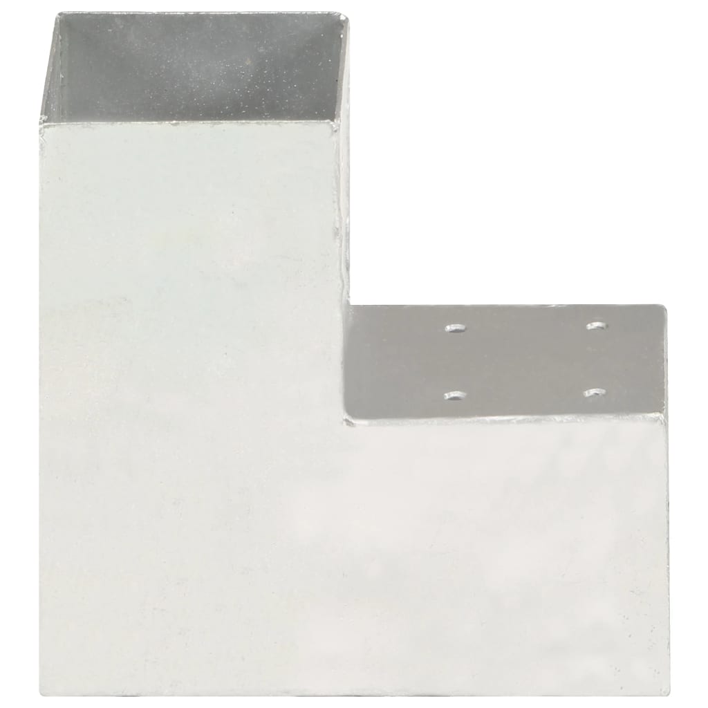 Vidaxl Connexions PALL 4 ST-L-Shape 91x91 mm Métal galvanisé