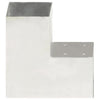 Connexions de pile Vidaxl 4 ST-L-Shape 101x101 mm Métal galvanisé