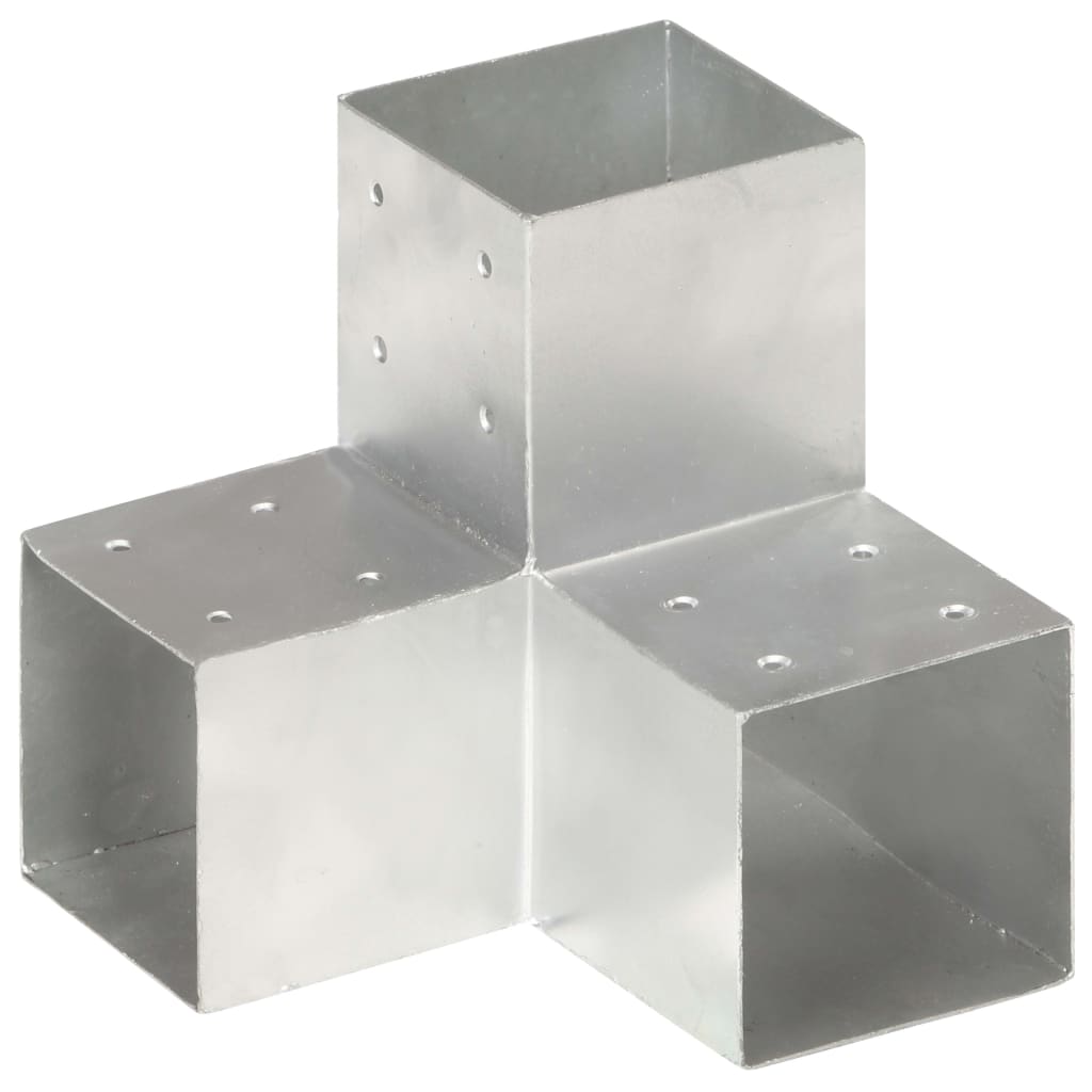 Connexion de pile vidaxl-Shape 101x101 mm Métal galvanisé