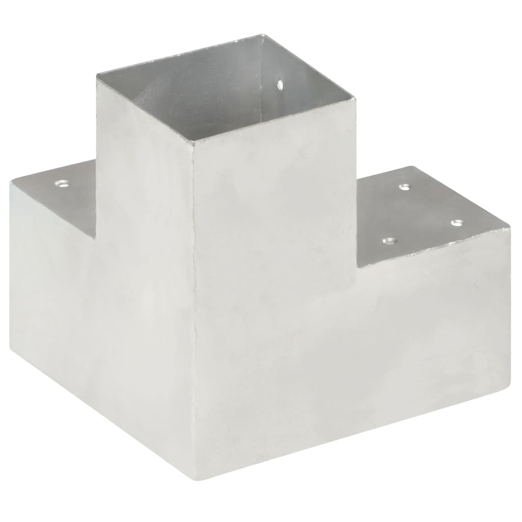 Connexion de pile vidaxl-Shape 101x101 mm Métal galvanisé