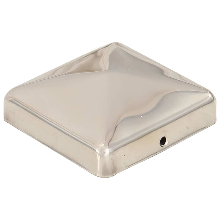Capes de pile Vidaxl 6 ST Pyramide 71x71 mm en acier inoxydable