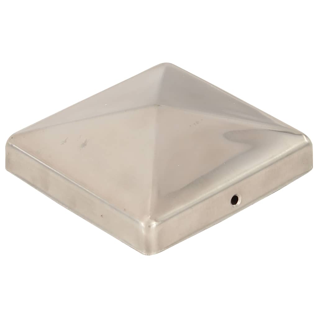Capes de pile Vidaxl 6 ST Pyramide 101x101 mm en acier inoxydable