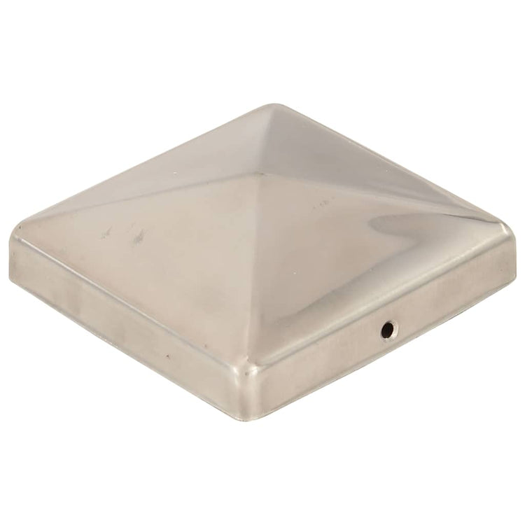 Capes de pile Vidaxl 6 ST Pyramide 101x101 mm en acier inoxydable