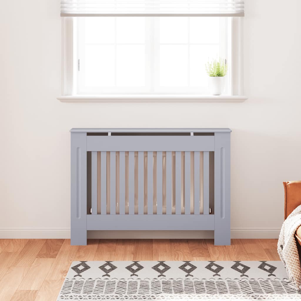 Construction de radiatorom vidaxl 112x19x81,5 cm anthracite MDF
