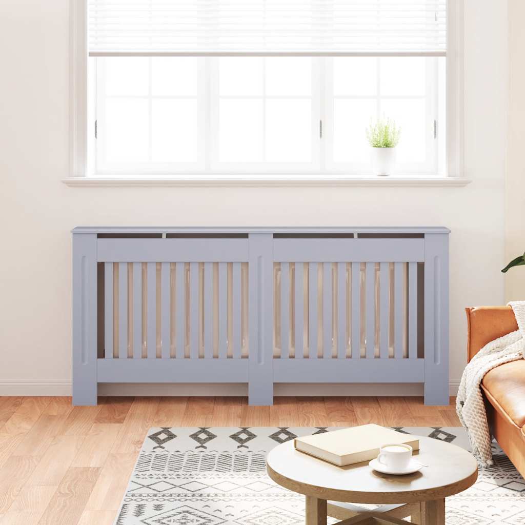 Construction de radiatorom vidaxl 172x19x81,5 cm anthracite MDF