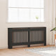 Construction de radiatorom vidaxl 172x19x81,5 cm mdf noir