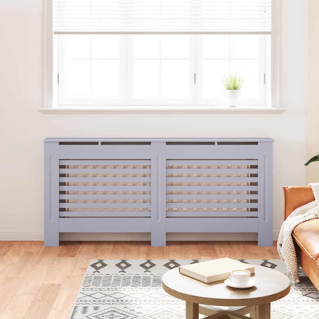 Construction de radiatorom vidaxl 172x19x81,5 cm anthracite MDF