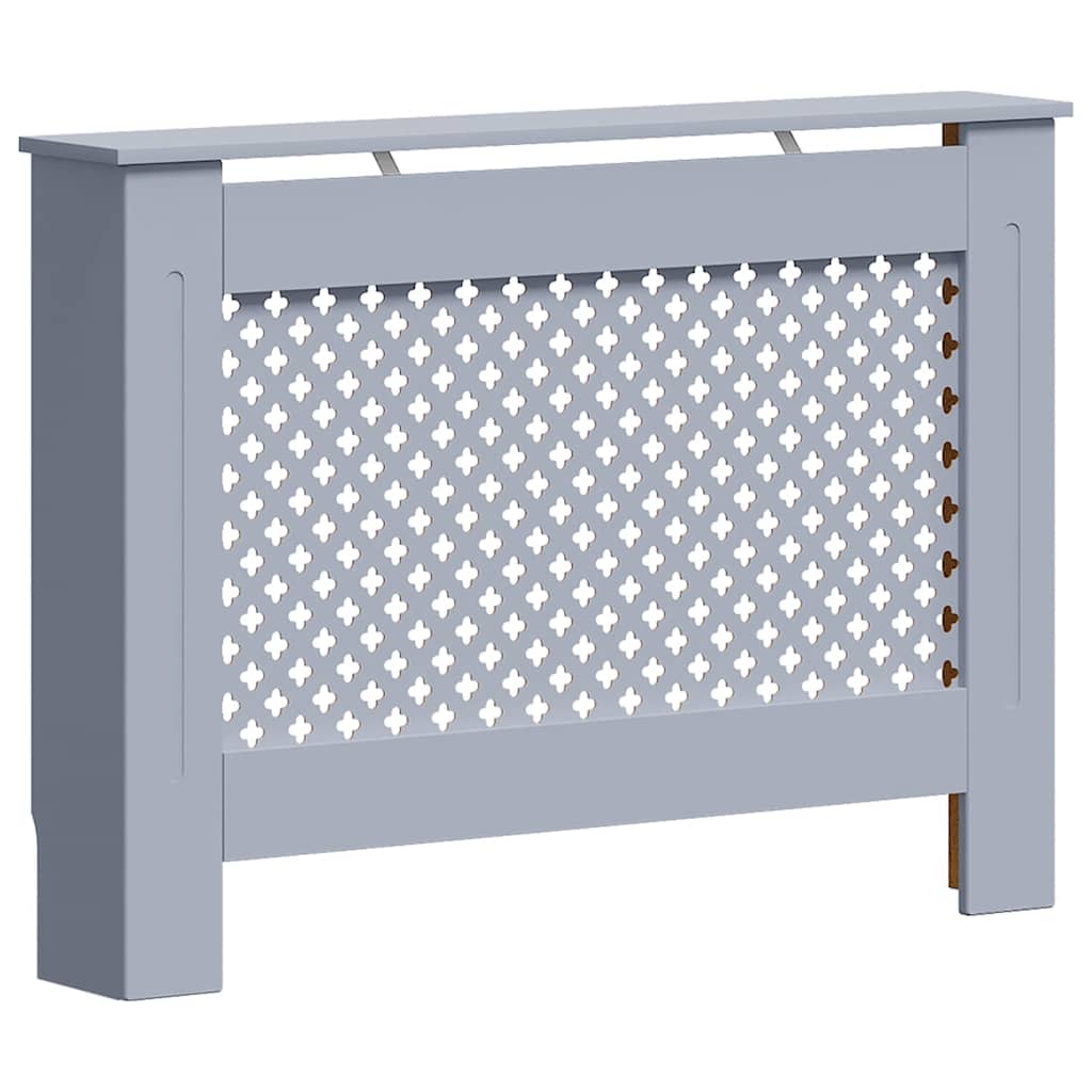 Vidaxx contour de radiateur 112x19x81,5 cm mdf anthracite