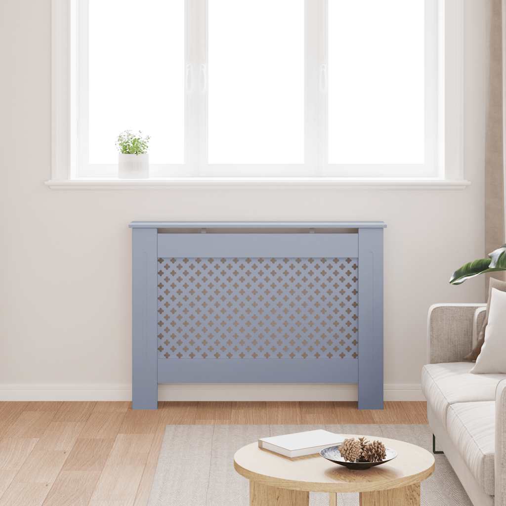 Vidaxx contour de radiateur 112x19x81,5 cm mdf anthracite