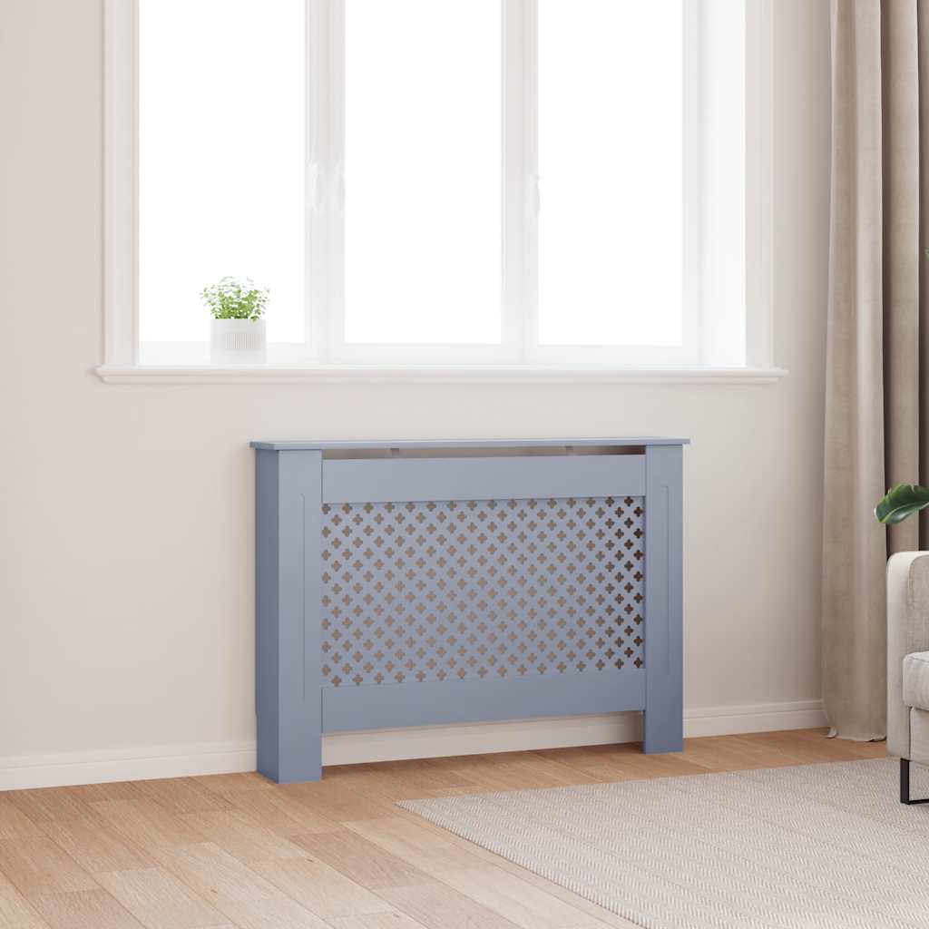 Vidaxx contour de radiateur 112x19x81,5 cm mdf anthracite
