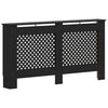 Construction de radiatorom vidaxl 152x19x81,5 cm mdf noir
