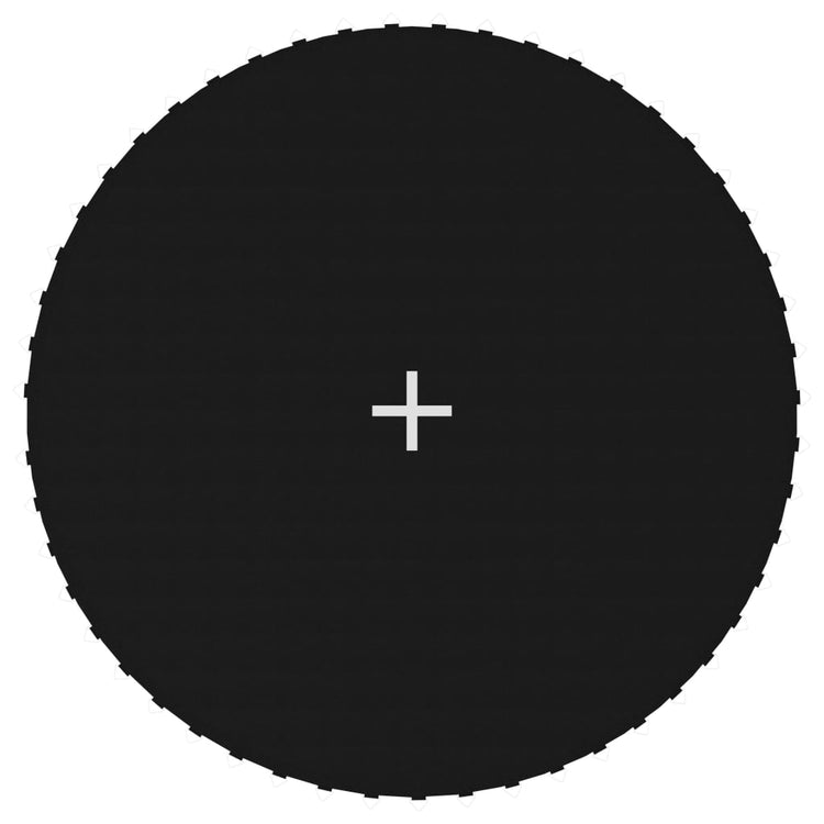 Mat de printemps Vidaxl pour 10 pieds 3,05 m Tabagisme rond noir