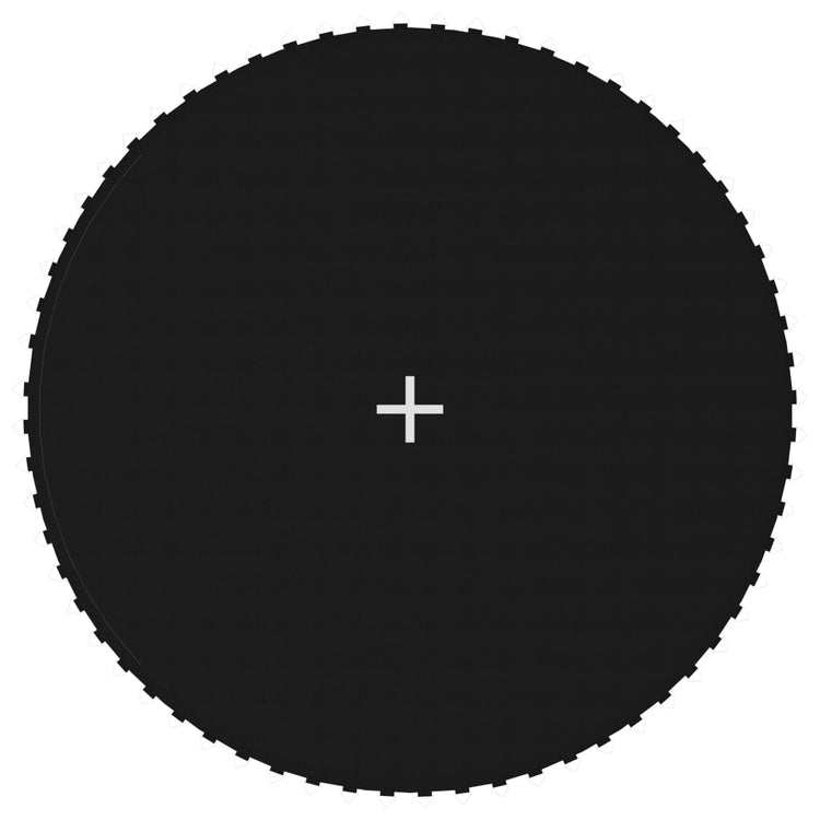 Mat de printemps Vidaxl pour 12 pieds 3,66 m Tabagiste à trampoline ronde noir