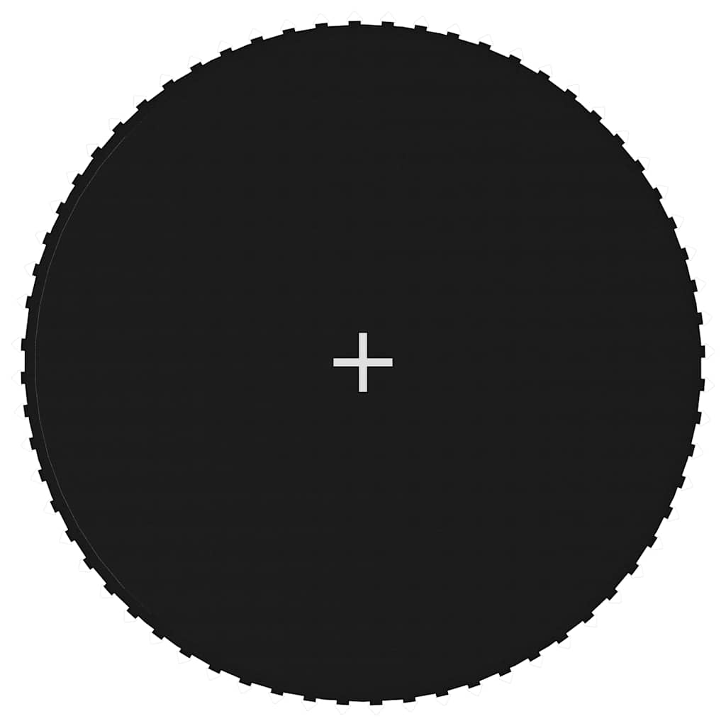 Mat de printemps Vidaxl pour 12 pieds 3,66 m Tabagiste à trampoline ronde noir