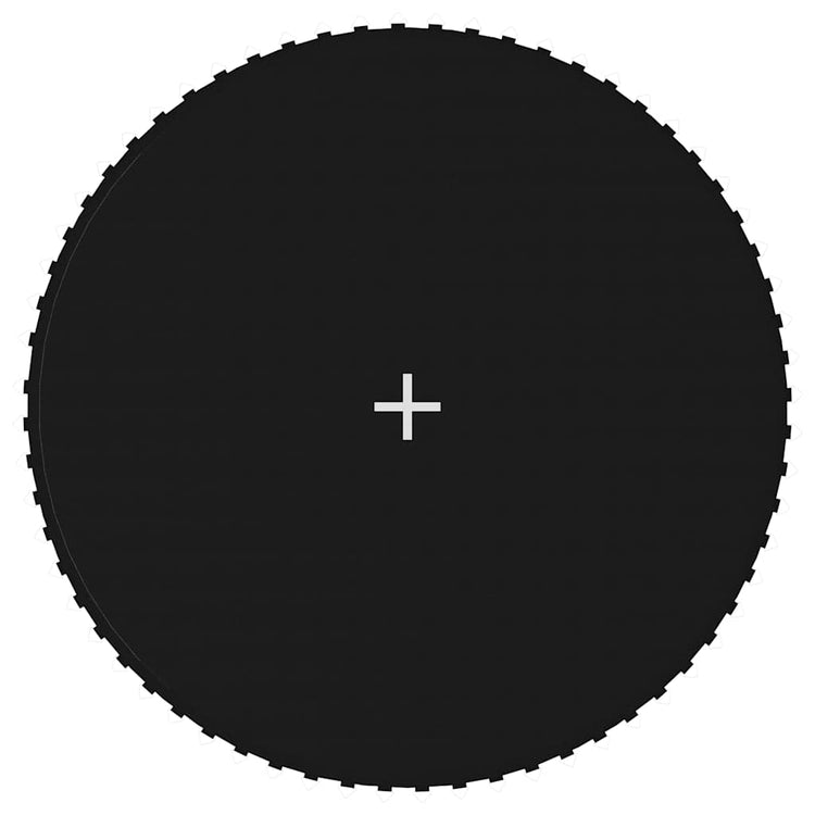 Mat de printemps Vidaxl pour 12 pieds 3,66 m Tabagiste à trampoline ronde noir