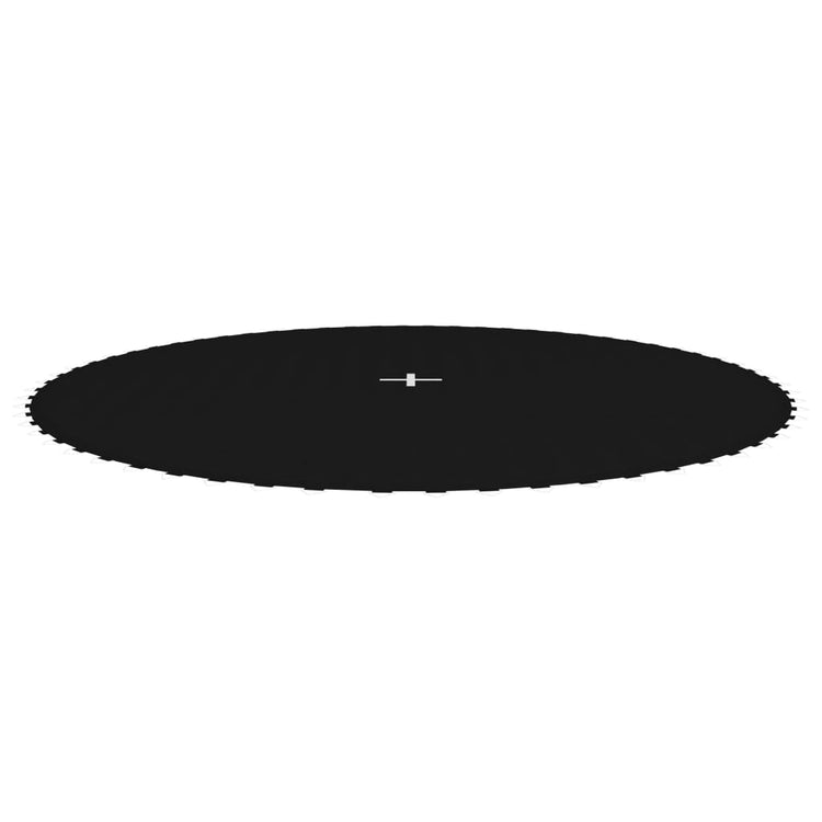 Mat de printemps Vidaxl pour 12 pieds 3,66 m Tabagiste à trampoline ronde noir