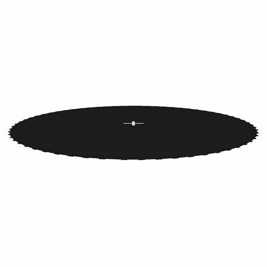 Mat de printemps Vidaxl pour 12 pieds 3,66 m Tabagiste à trampoline ronde noir