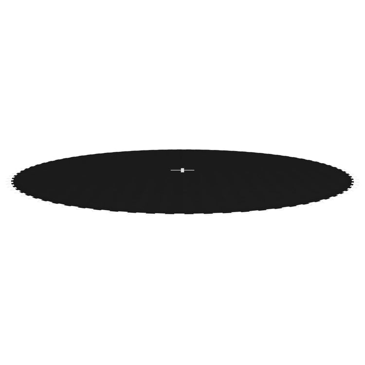 Mat de printemps Vidaxl pour 14 pieds 4,27 m Tissu de trampoline ronde noir