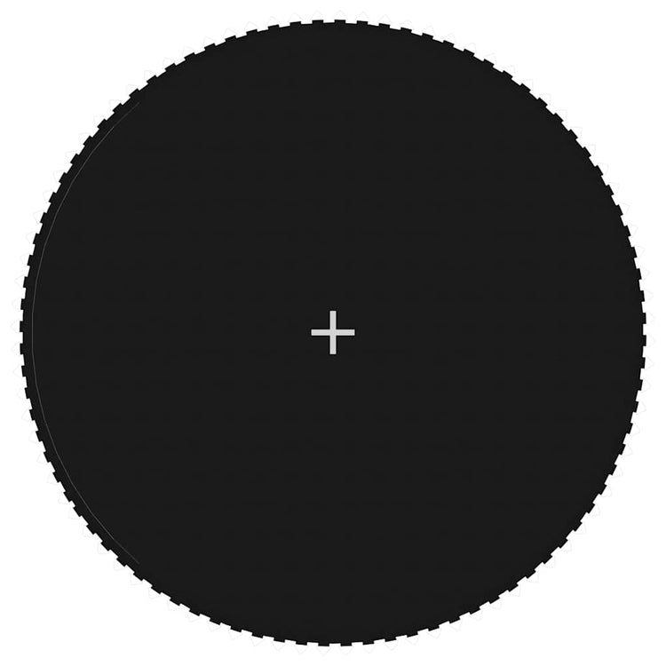 Mat de printemps Vidaxl pour 15 pieds 4,57 m TaX de trampoline ronde noir