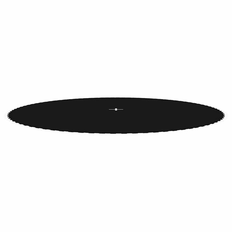 Mat de printemps Vidaxl pour 15 pieds 4,57 m TaX de trampoline ronde noir