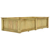 Vidaxl Planter surélevé 196x100x50 cm en bois de pin imprégné