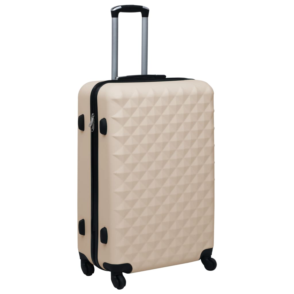 Vidaxl Ensemble de bagages durs en 2 parties de couleur dorée